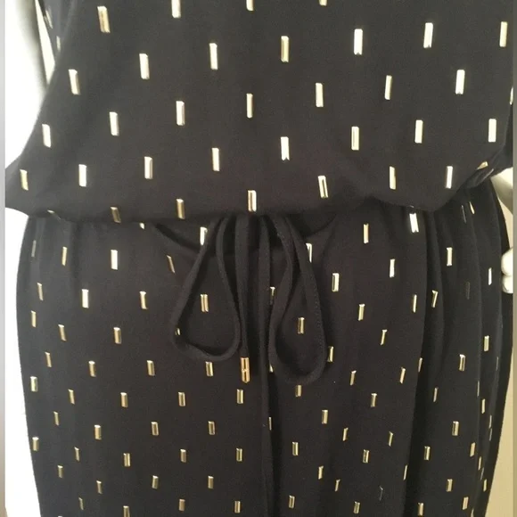 Michael KORS MIDNIGHT NAVY BLUE MAXI DRESS - Picture 3 of 5